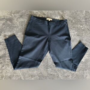 Banana Republic - Women's Blue Sloan Skinny Pants, Ankle Zips, Size 4S, Viscose